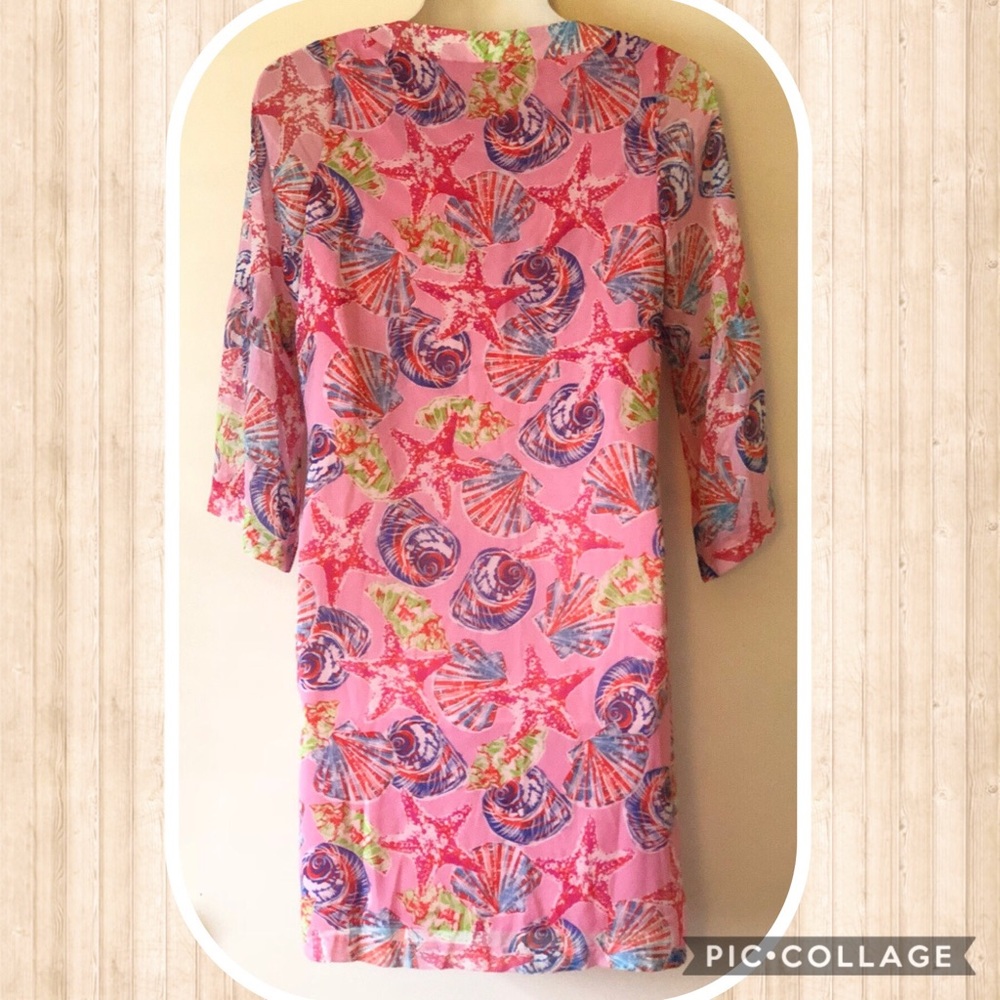 1left Boutique-Tracy Negoshian pink seashell dress - Picture 4 of 8